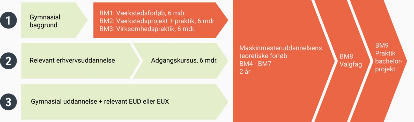 Uddannelsens opbygning